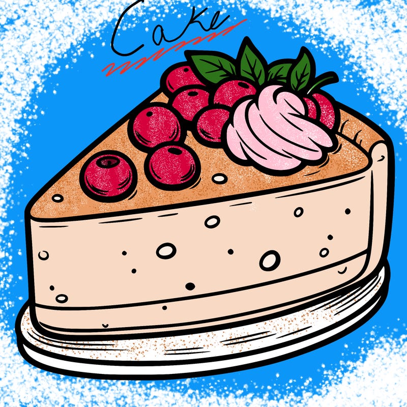 a cheesecake