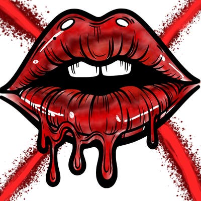 lips that look realistic and drip