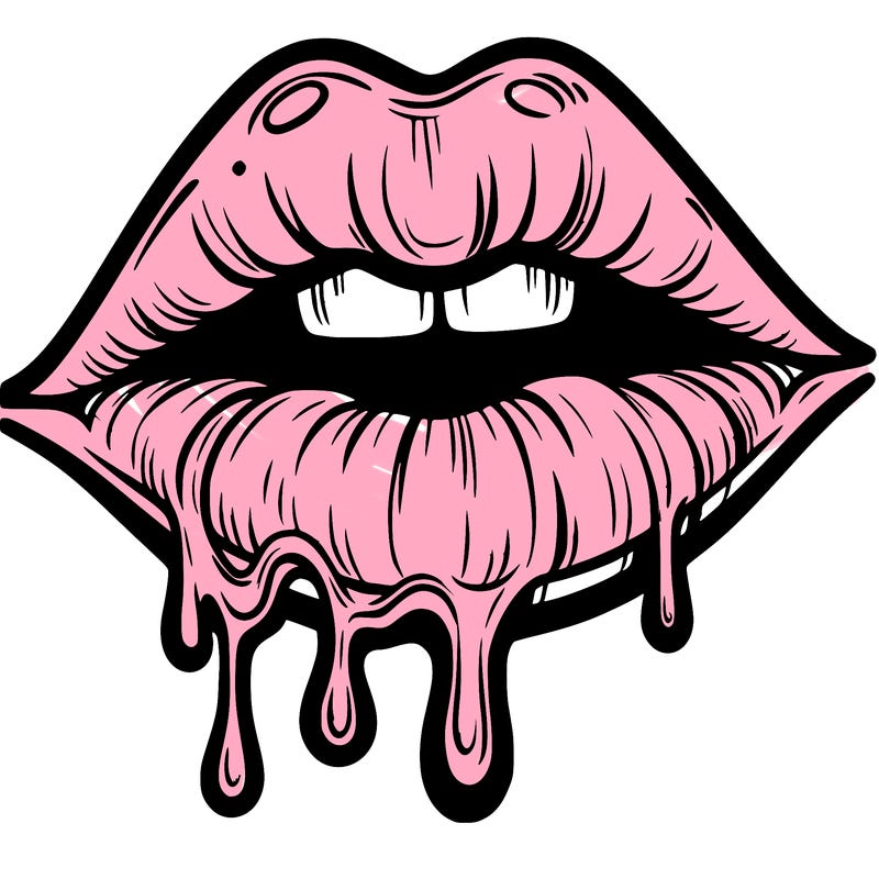 lips that look realistic and drip