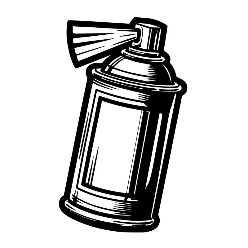spray paint bottle