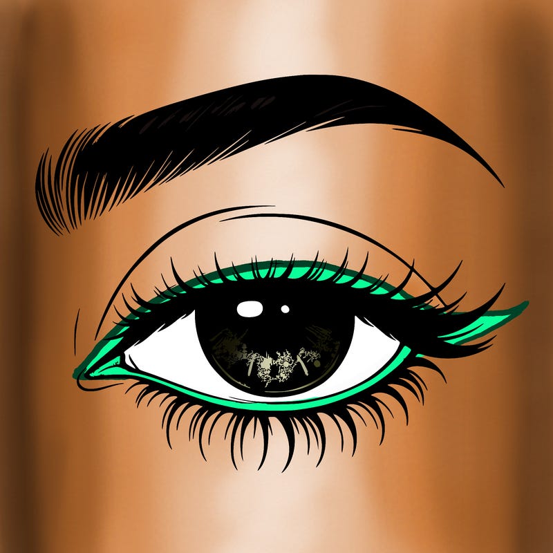 eye closed realistic