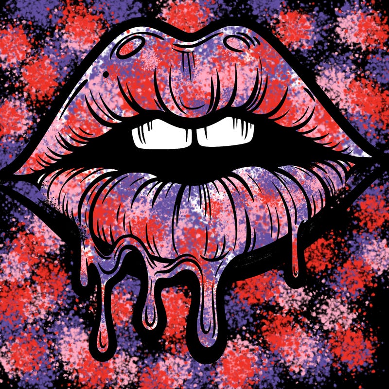 lips that look realistic and drip