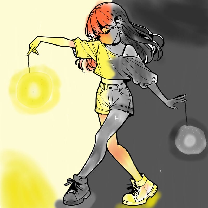 realistic girl danceing