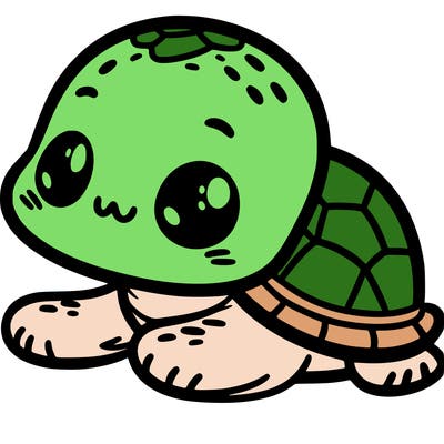 a cute baby turtle