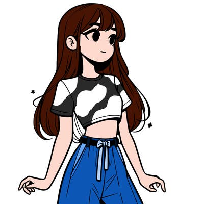 girl in a cute crop top