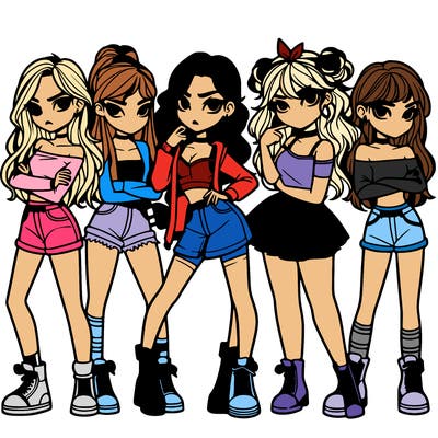 realistic baddie girls