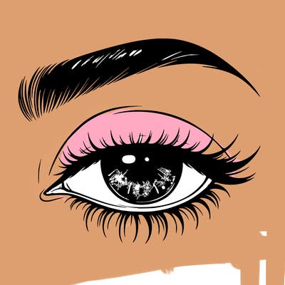 eye closed realistic