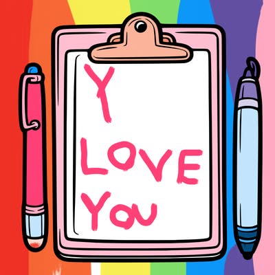 blank clip board with pen