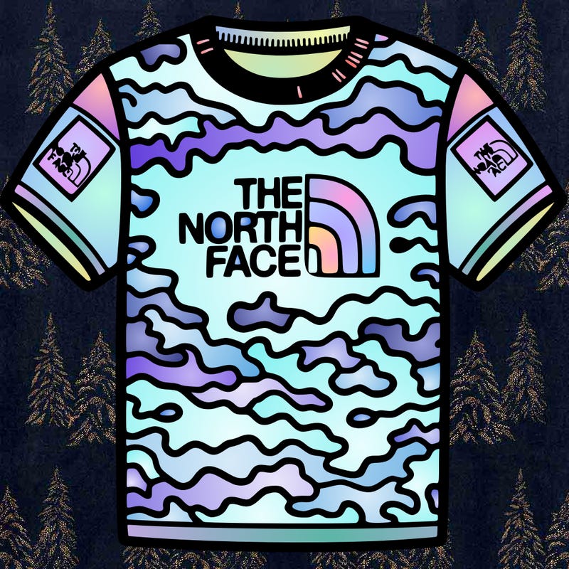 north face camo t-shirt