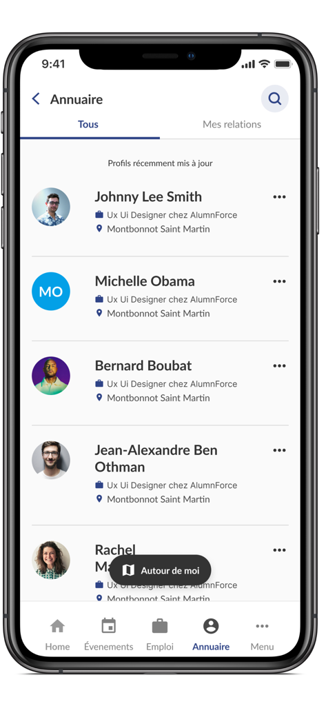 Dauphine Alumni - Dauphine Alumni mobile app graduate directory listing professional profiles