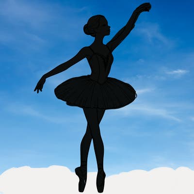 realistic ballerina