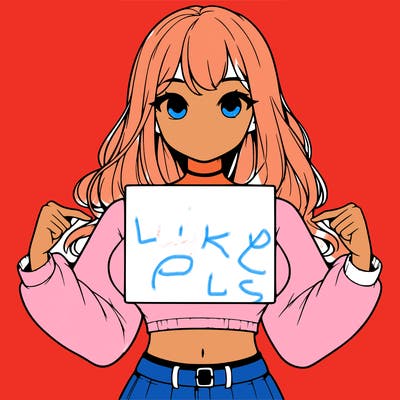 girl holding a blank sign in a long sleeve crop top