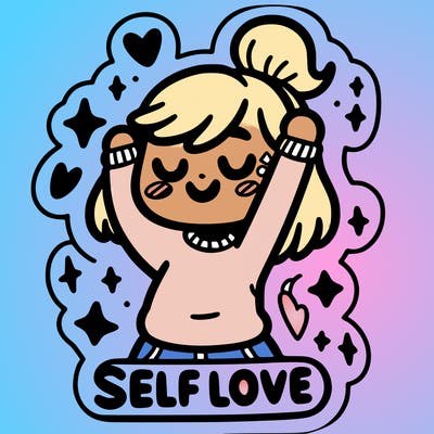 self-love sticker