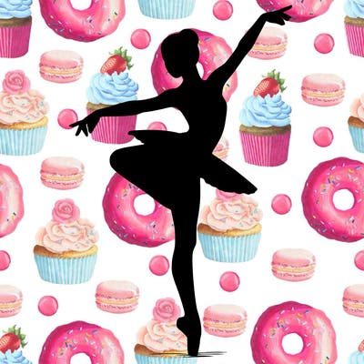 realistic person doing ballet