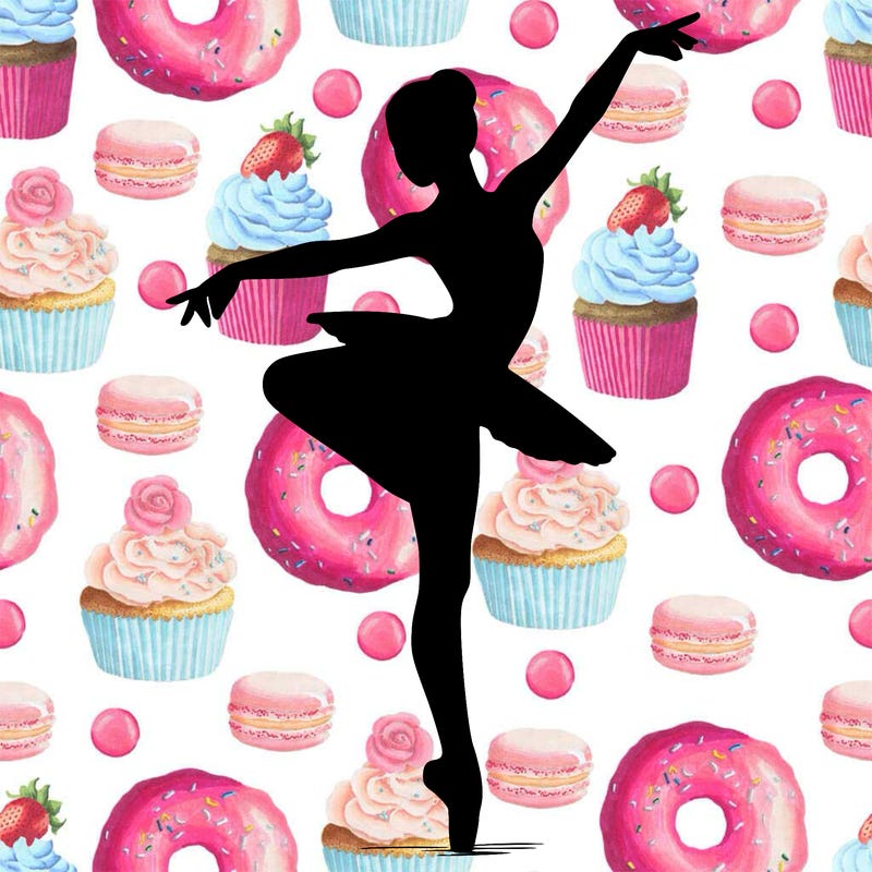 realistic person doing ballet