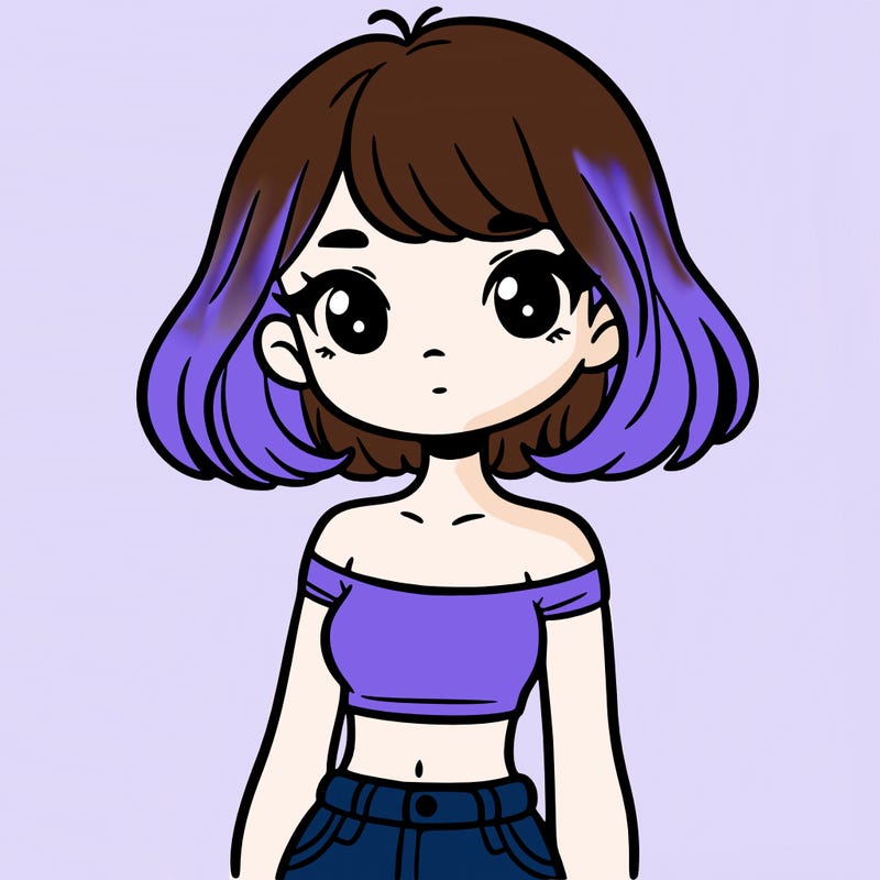 girl in a cute crop top