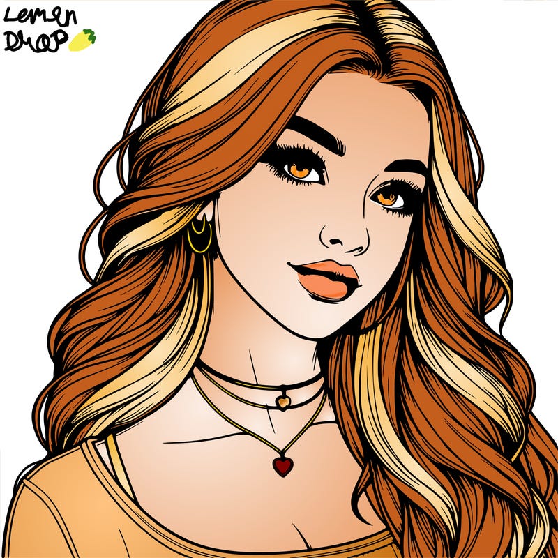 detailed realistic girl