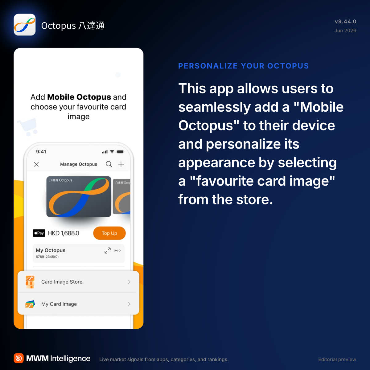 Octopus 八達通 - Finance App | MWM