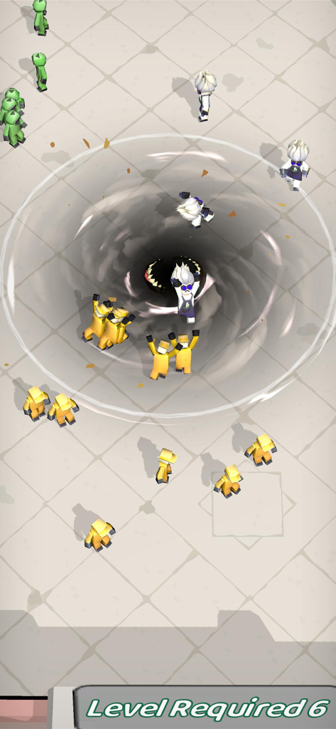 An alien worm in Planet Eater devouring human characters during a subterranean attack.