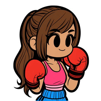 girl boxer