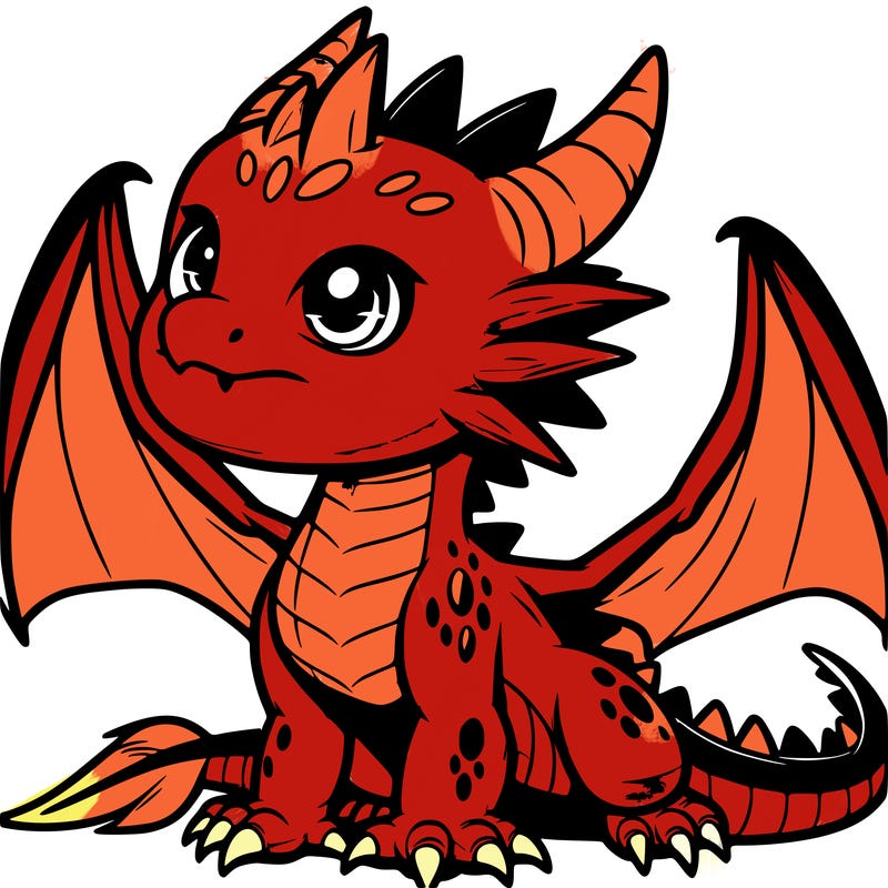 fierce baby night dragon