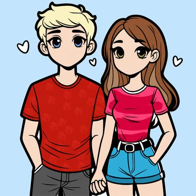 boyfriend and girlfriend