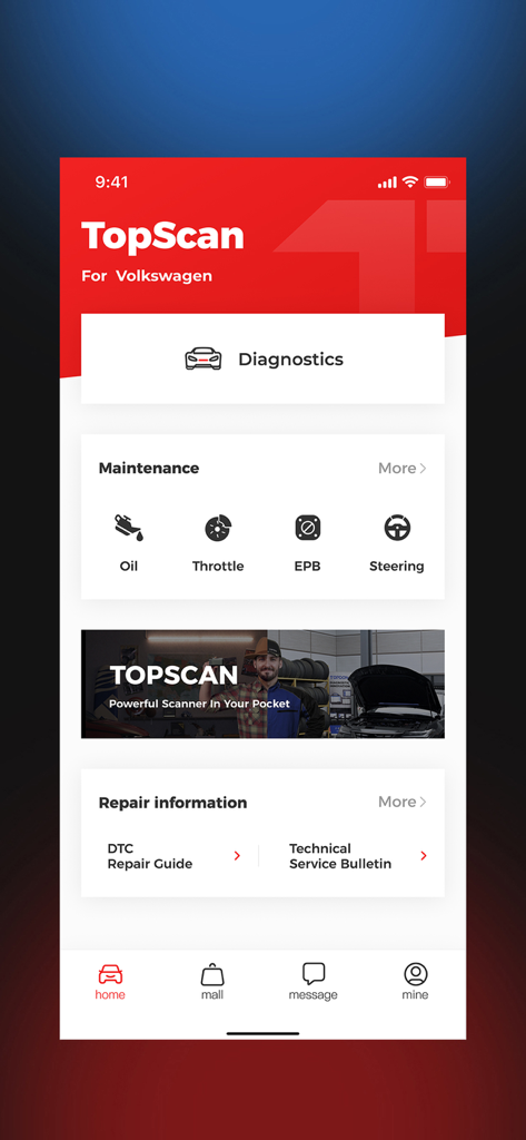 TopScan VAG - Utilities App | MWM