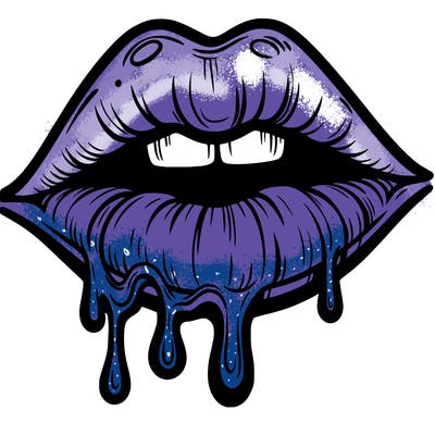 lips that look realistic and drip