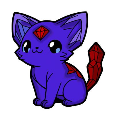 crystal kitten