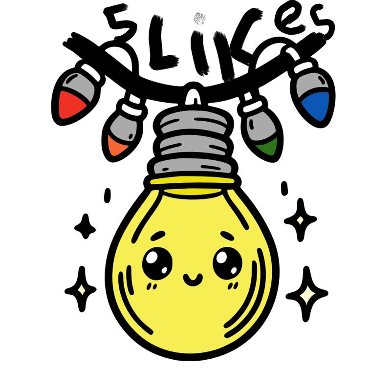 small bulb of a garland