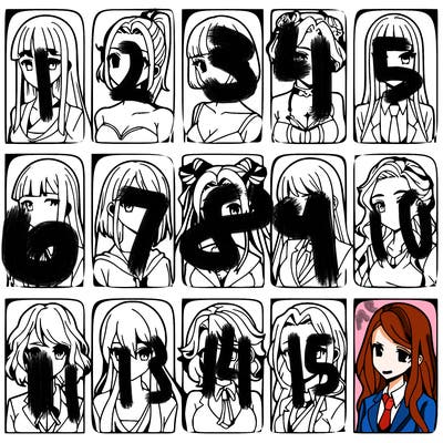 girls that look diffrent anime