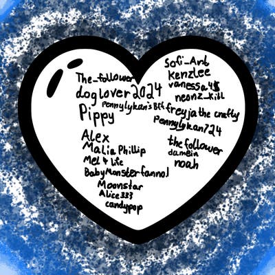 a blank heart