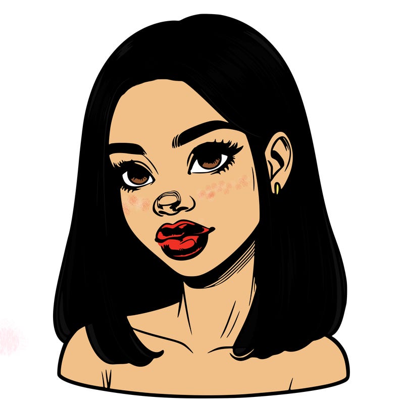 realistic black girl