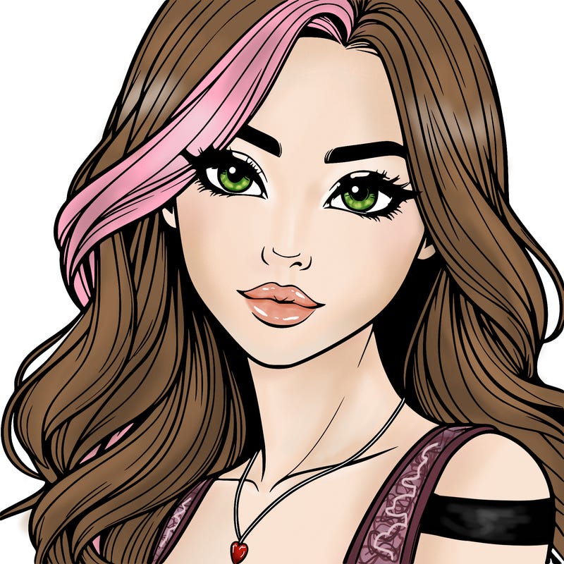 beautiful realistic girl