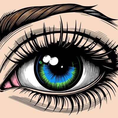 realistic eye
