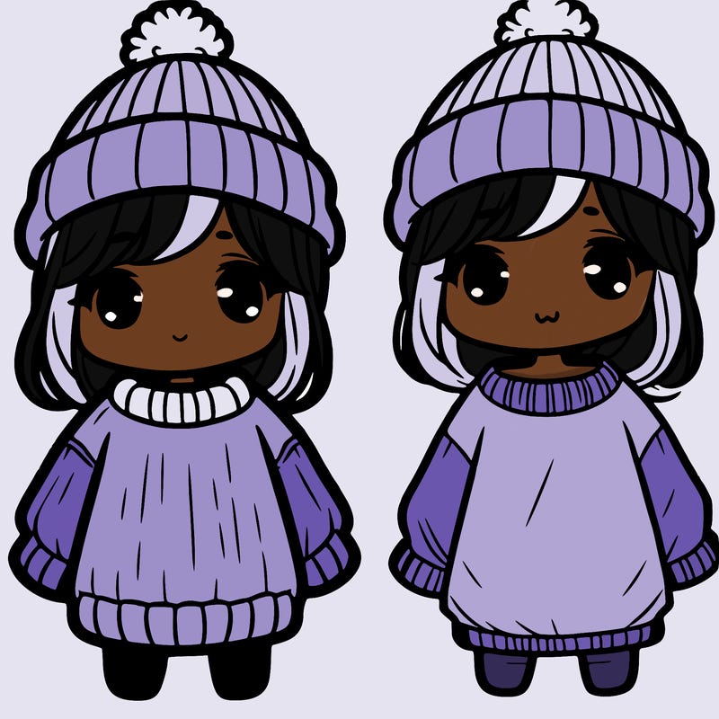 cute girl with baggy sweater