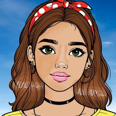 realistic teenage girl