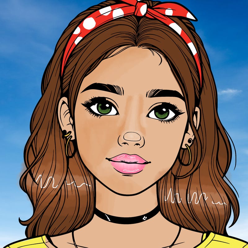 realistic teenage girl