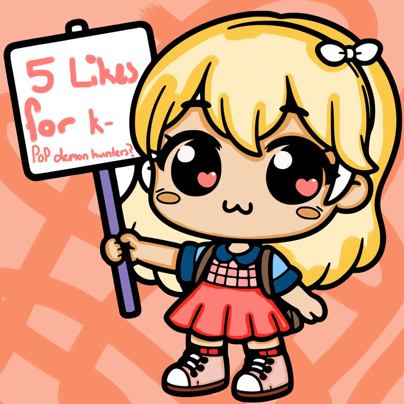 cute girl holding a sighn