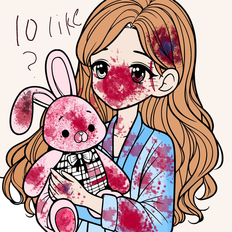 woman holding stuffed bunny