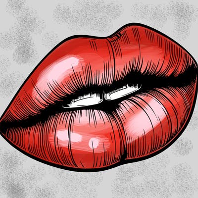 realistic lips