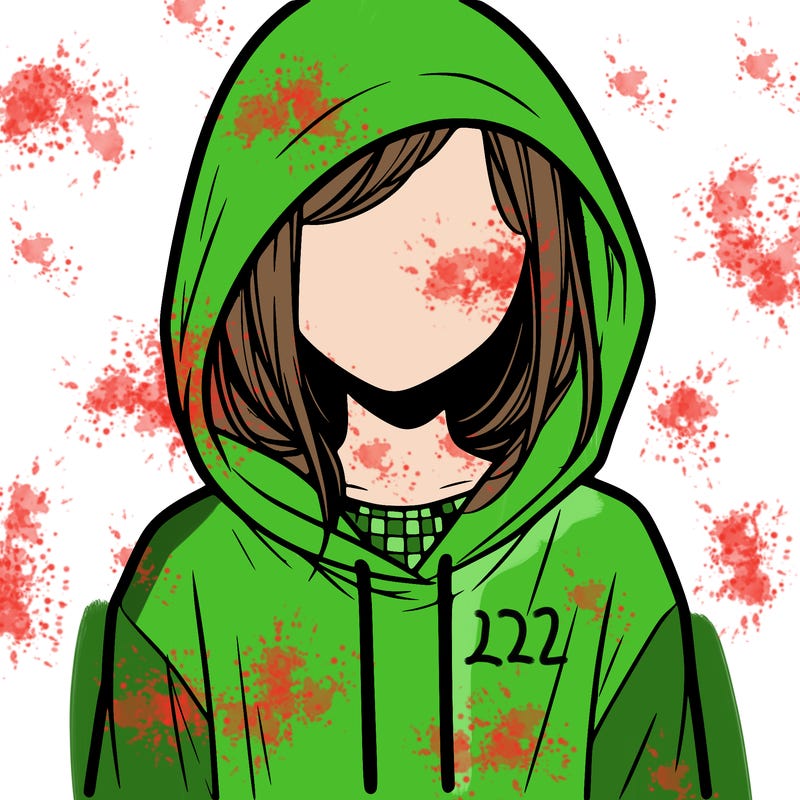 faceless girl in hoodie