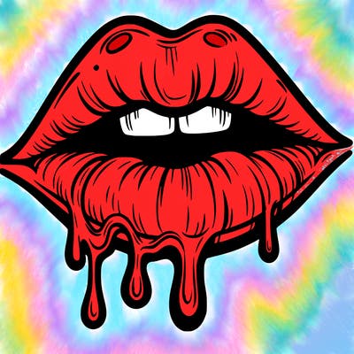 lips that look realistic and drip