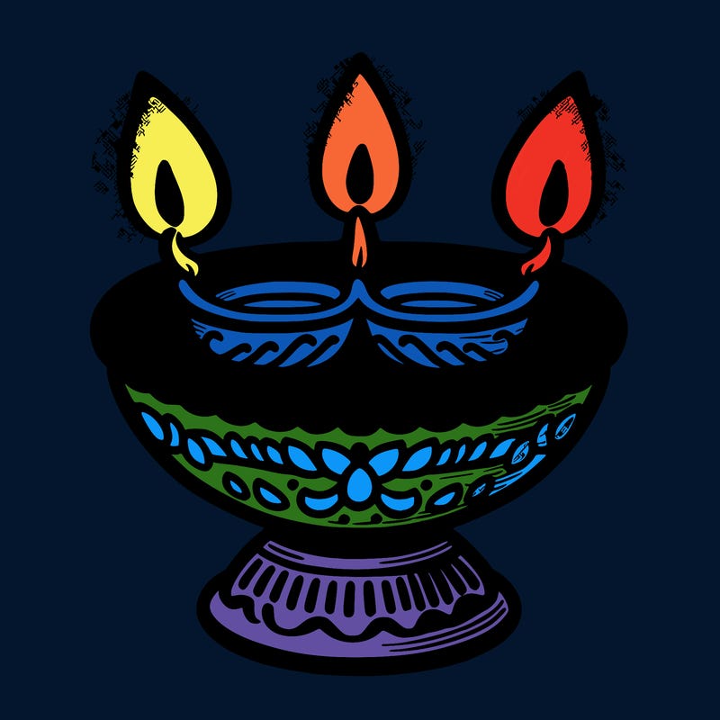 dip lamps for diwali