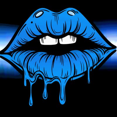 lips that look realistic and drip