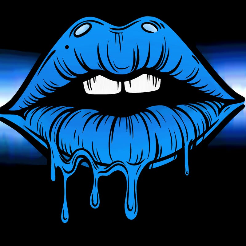 lips that look realistic and drip