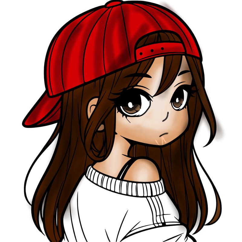 girl with a backward hat on