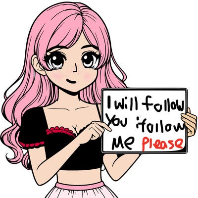 realistic pretty girl holding blank sign