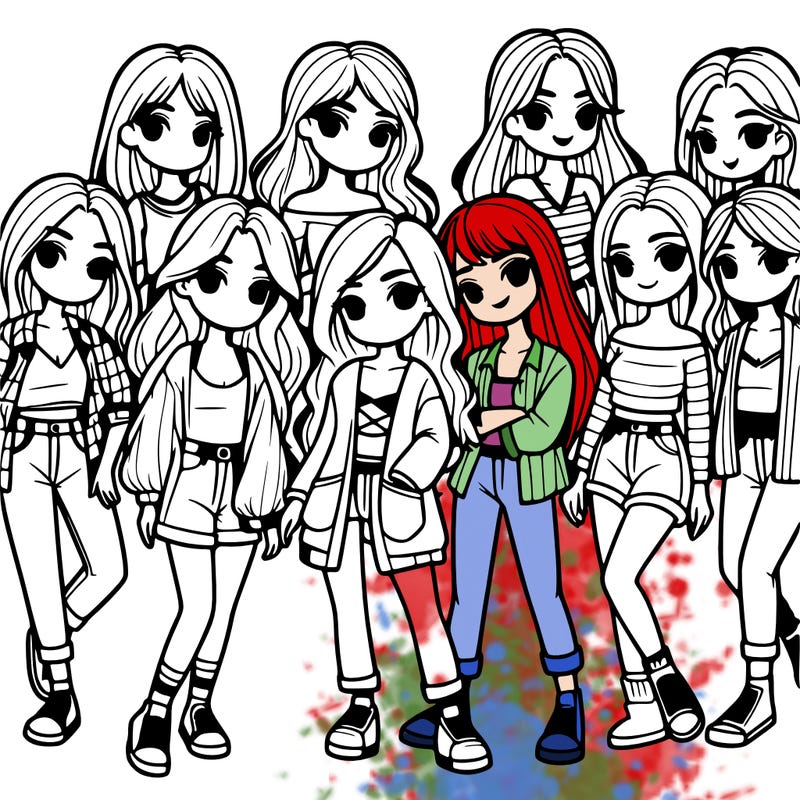 group of girls