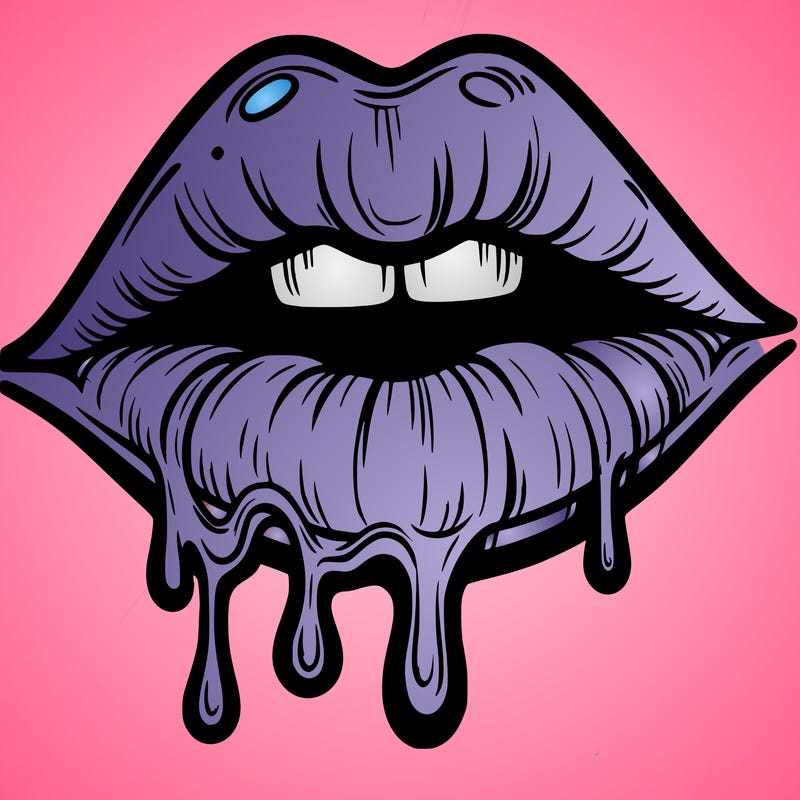 lips that look realistic and drip